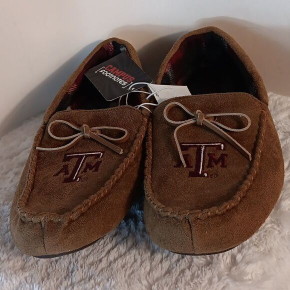 Texas A&M Flannel Lined Slippers - Picture 2 of 9